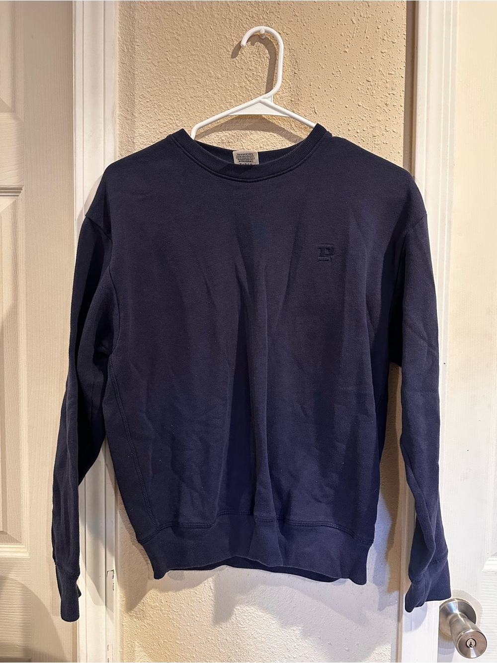 PINK Victoria's Secret Navy Crewneck Sweatshirt Size XS 0482